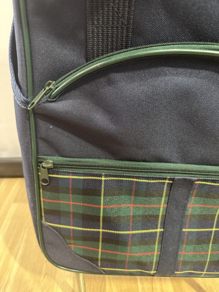 Einkaufstrolley Andersen mit Karomuster und Klappgestell – Bild 6