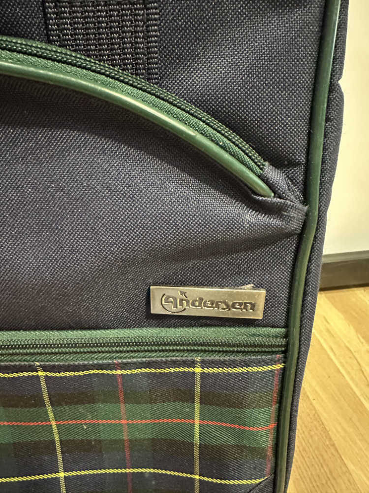 Einkaufstrolley Andersen mit Karomuster und Klappgestell – Bild 7