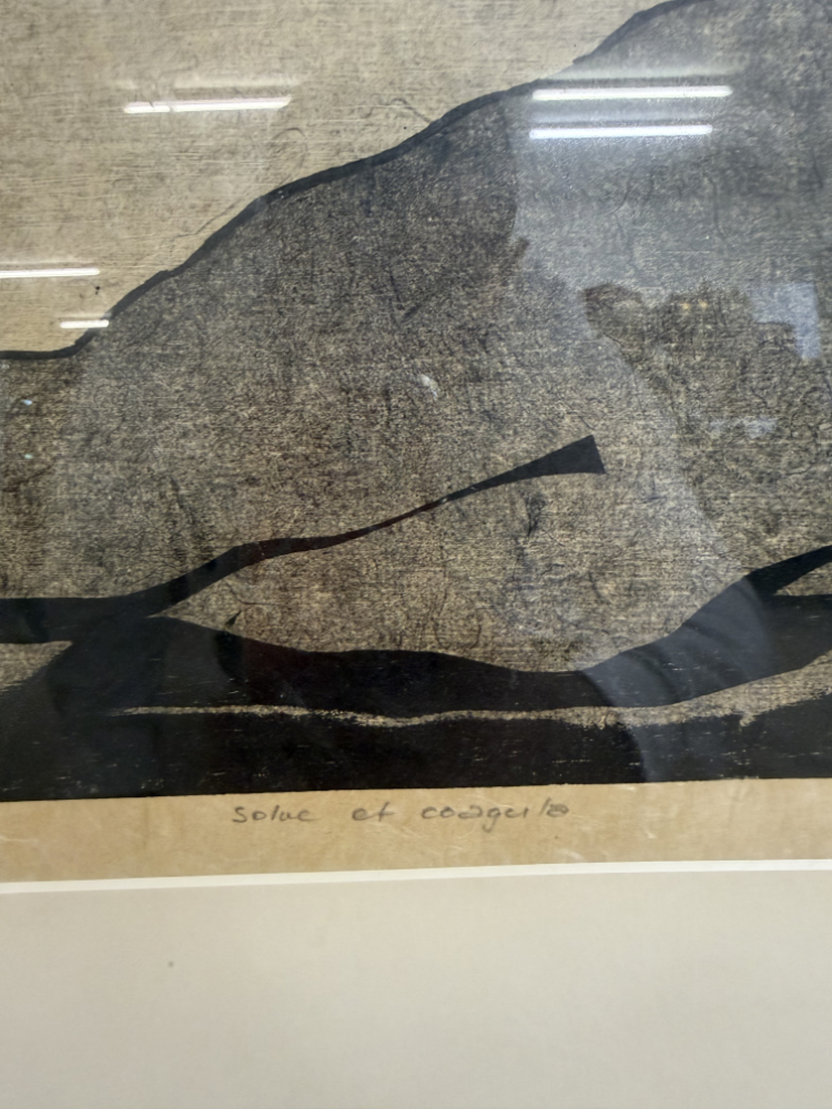 Signierter Holzschnitt „Solve et Coagula“ von Peter Wullimann (1978), 74 x 85 cm – Bild 5