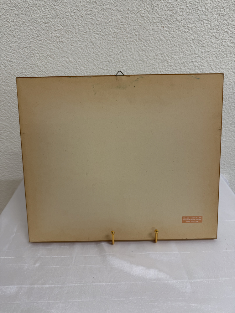 Antiker Stahlstich „Markt in Luzern“ – handkoloriert (19. Jahrhundert) – Bild 9