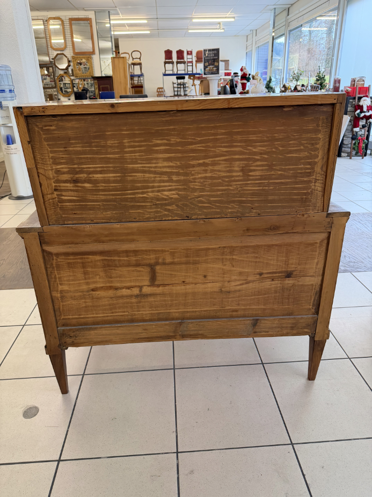 Antiker Biedermeier Sekretär aus Nussbaum mit Schreibklappe (ca. 1830–1850) – Bild 13