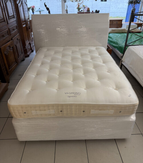 Vi-Spring Signatory Boxspringbett mit Matratze, 150 x 200 cm