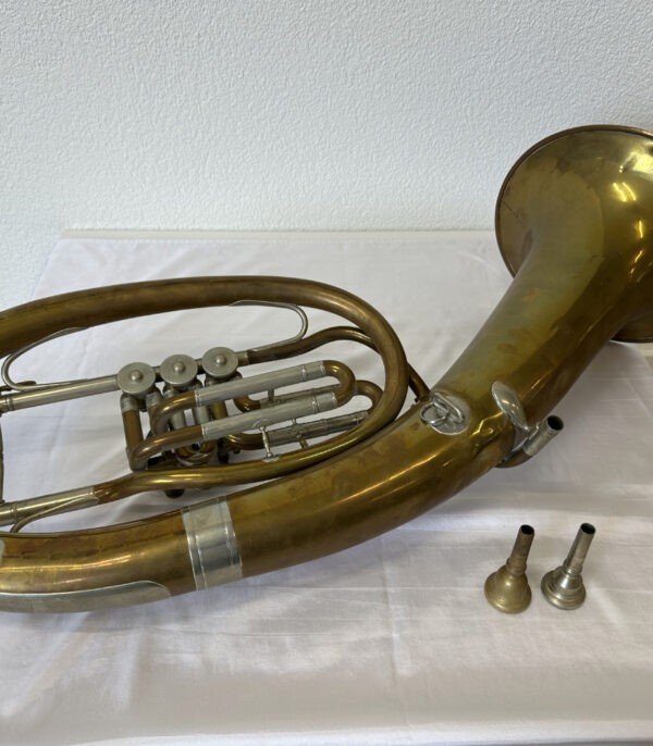 Vintage Bariton / Euphonium aus Messing mit Drehventilen (20. Jahrhundert)