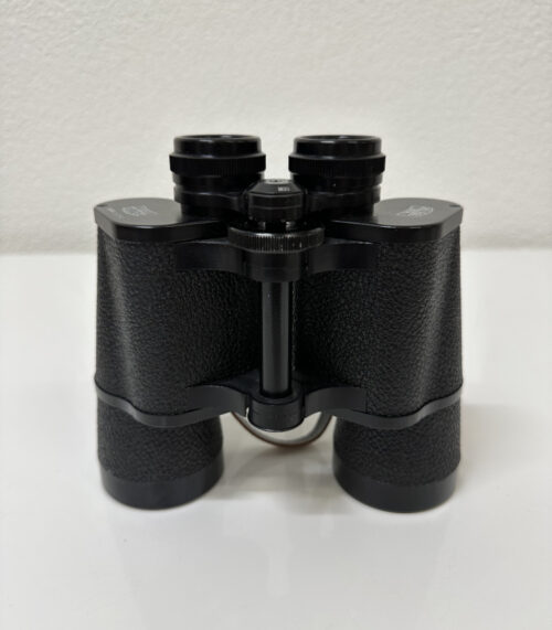 Vintage Carl Zeiss Jena Fernglas Jenoptem 10×50W aus der DDR mit Lederköcher ca. 1970er-1980er Jahre