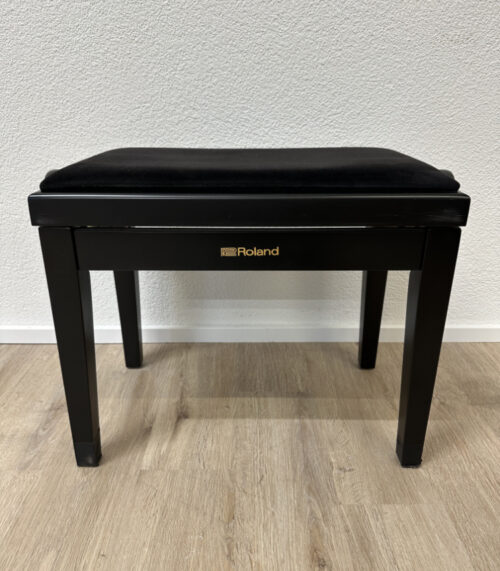 Roland Klavierhocker mit Stoffpolster und Höhenverstellung