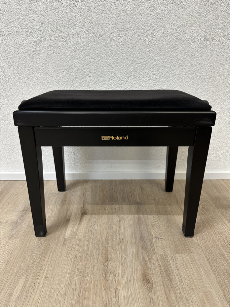 Roland Klavierhocker mit Stoffpolster und Höhenverstellung