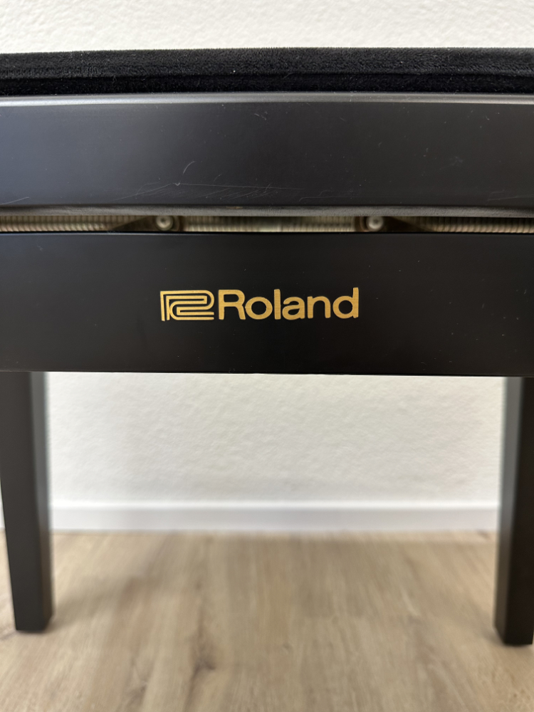 Roland Klavierhocker mit Stoffpolster und Höhenverstellung – Bild 6