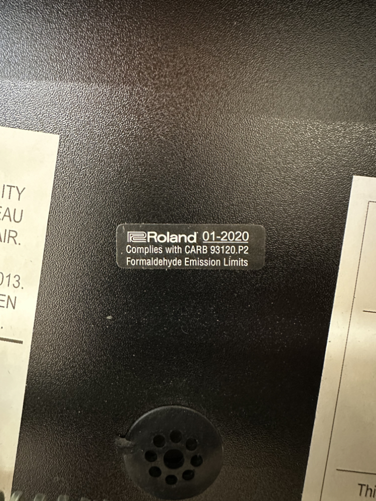 Roland Klavierhocker mit Stoffpolster und Höhenverstellung – Bild 11