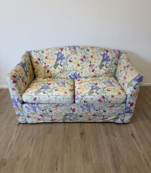 Vintage Landhaus 2 Sitzer Sofa im floralen English Country Stil, ca. 1990er Jahre