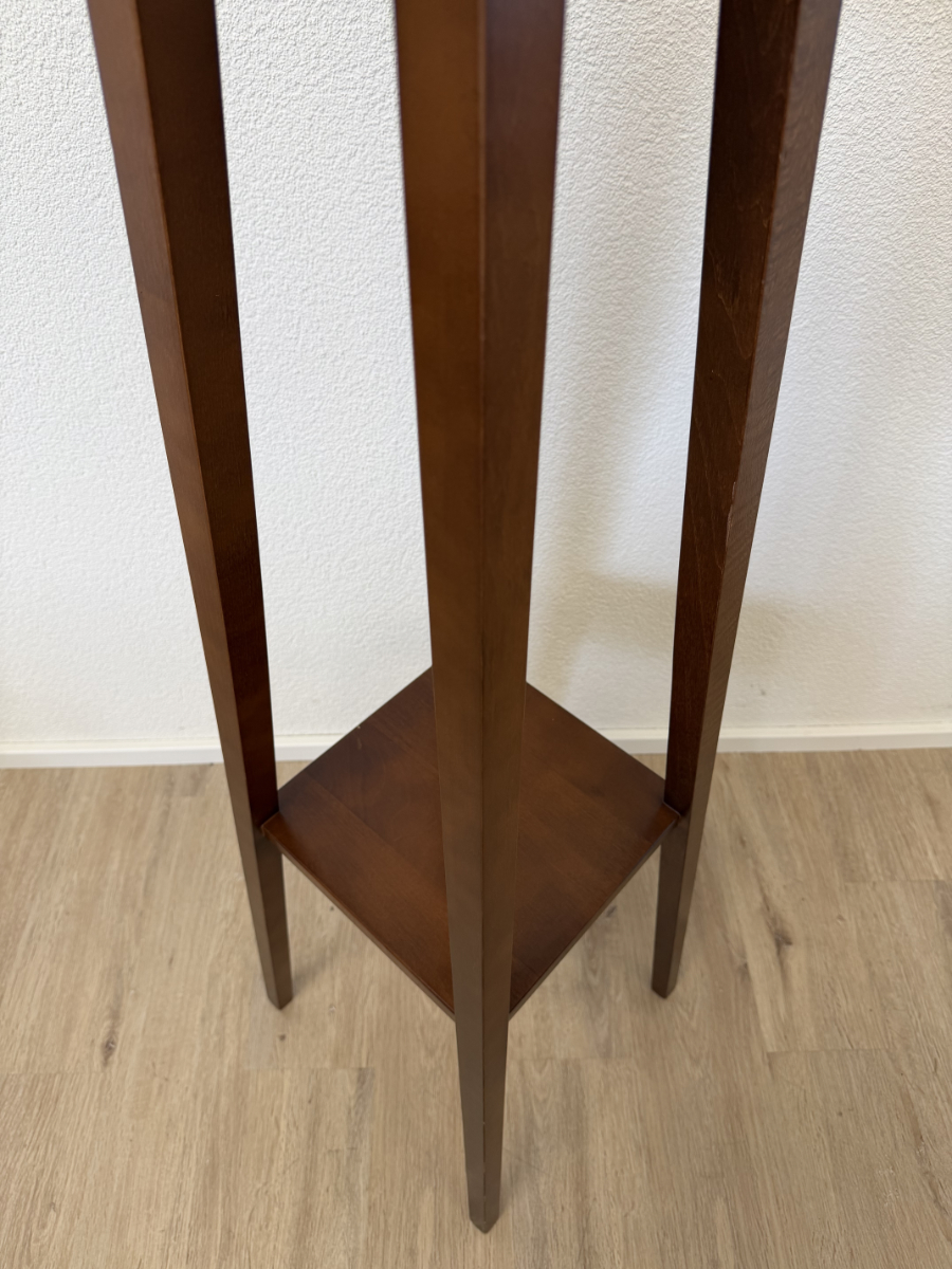 Vintage Pflanzenständer aus Massivholz im minimalistischen Stil, Höhe 116 cm – Bild 5