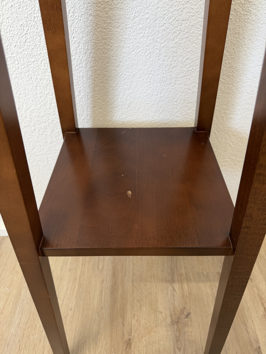 Vintage Pflanzenständer aus Massivholz im minimalistischen Stil, Höhe 116 cm – Bild 6