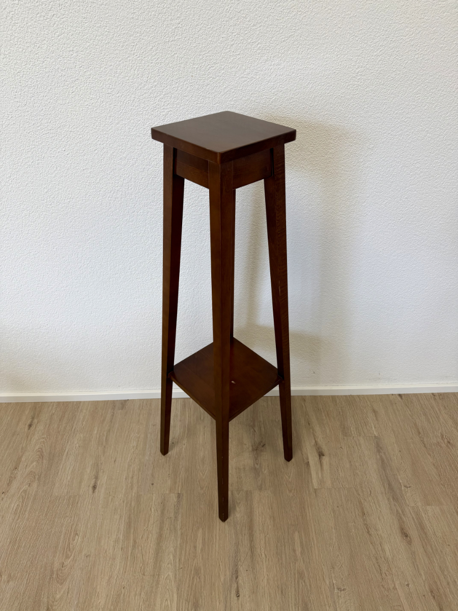 Vintage Pflanzenständer aus Massivholz im minimalistischen Stil, Höhe 116 cm – Bild 7
