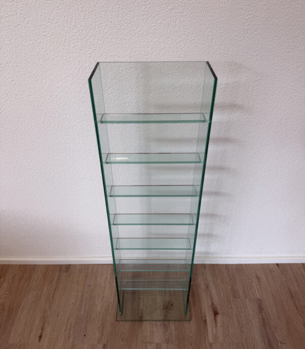 Glas CD-Regal mit mehreren Ablagen