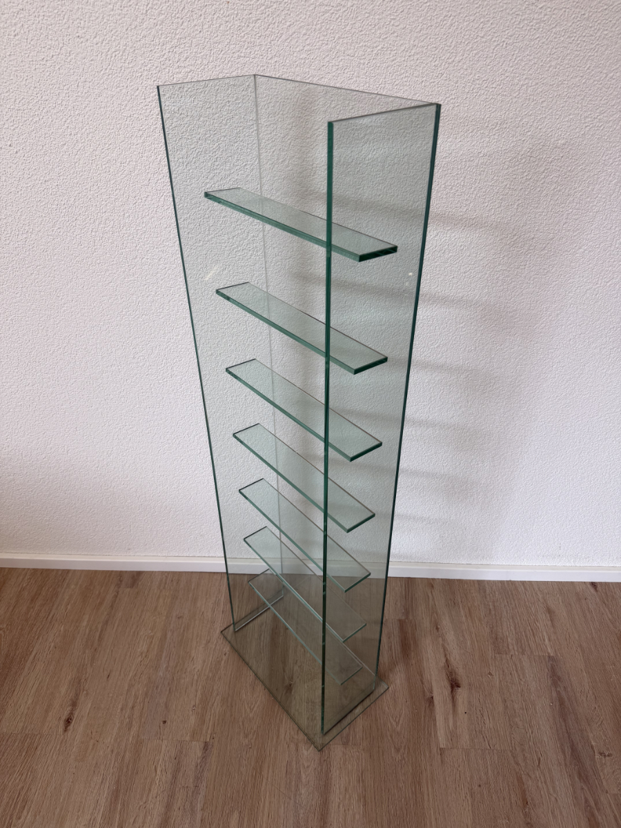 Glas CD-Regal mit mehreren Ablagen – Bild 4