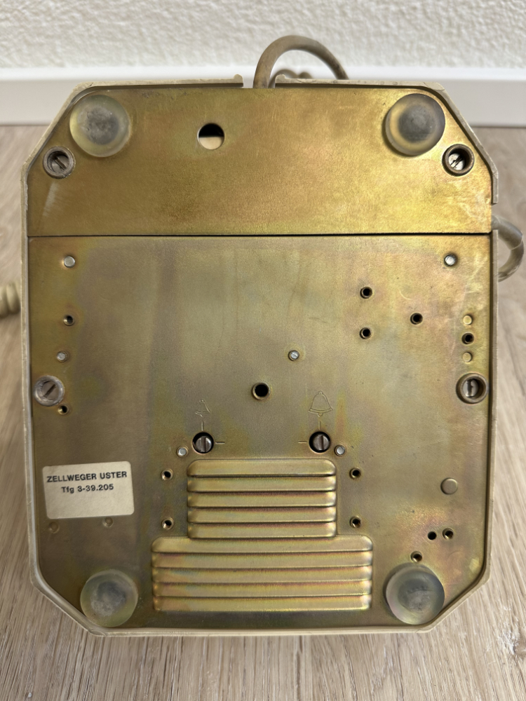 Vintage Mid Century Wählscheibentelefon "Electrona" in Creme (ca. 1960er Jahre) – Bild 7