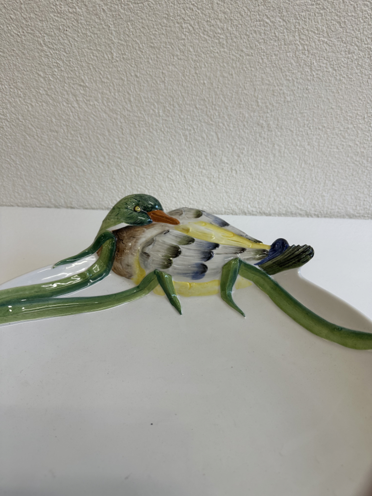 Vintage Keramik Schale mit Entenmotiven im Jagdstil, ca. 1960er-1970er Jahre – Bild 5