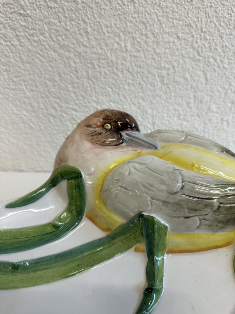 Vintage Keramik Schale mit Entenmotiven im Jagdstil, ca. 1960er-1970er Jahre – Bild 8