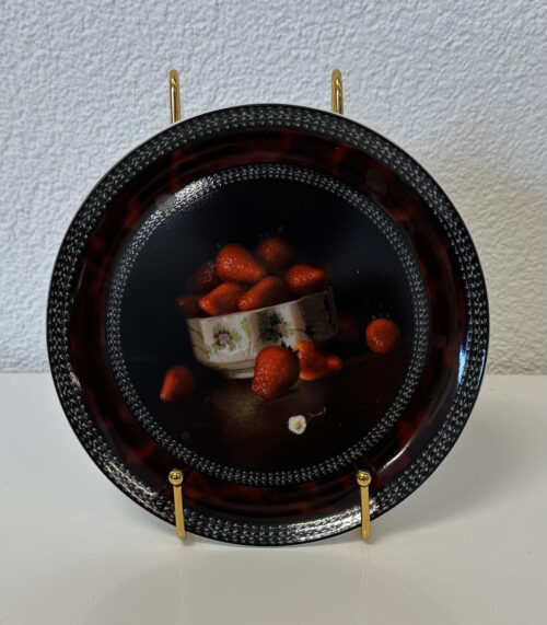 Bernardaud Limoges Sammelteller "Fraises à la coupe" nach Jean-Claude Chauray