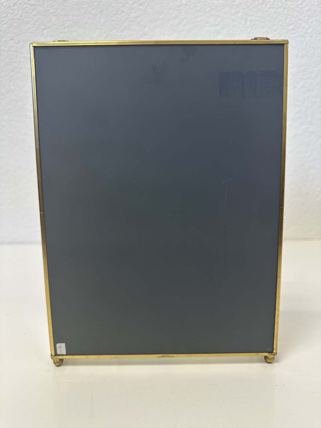 Vintage Mid Century Vitrine aus Messing und Glas von MIP – Bild 5