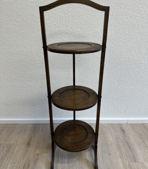 Antik Jugendstil Blumenetagere aus Holz, ca. 1900 -1920