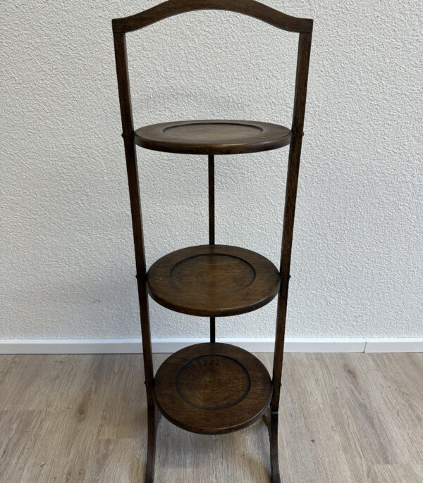 Antik Jugendstil Blumenetagere aus Holz, ca. 1900 -1920