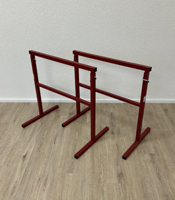 Höhenverstellbares Metall Tischgestell Set in Rot von Do it + Garden Migros