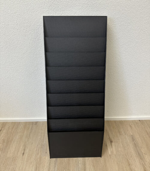 Vintage Prospektständer aus Kunststoff, freistehend