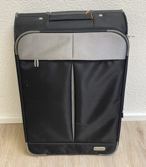 Reise Koffer Trolley "Colonial Travel" Stoffkoffer mit Rollen