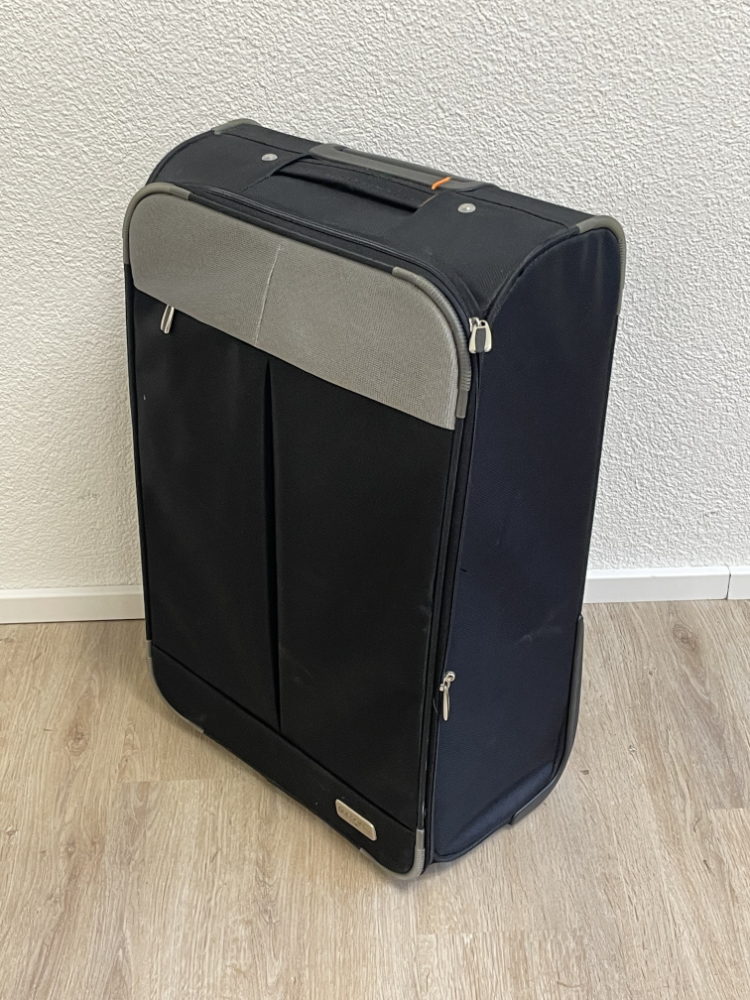 Reise Koffer Trolley "Colonial Travel" Stoffkoffer mit Rollen – Bild 2