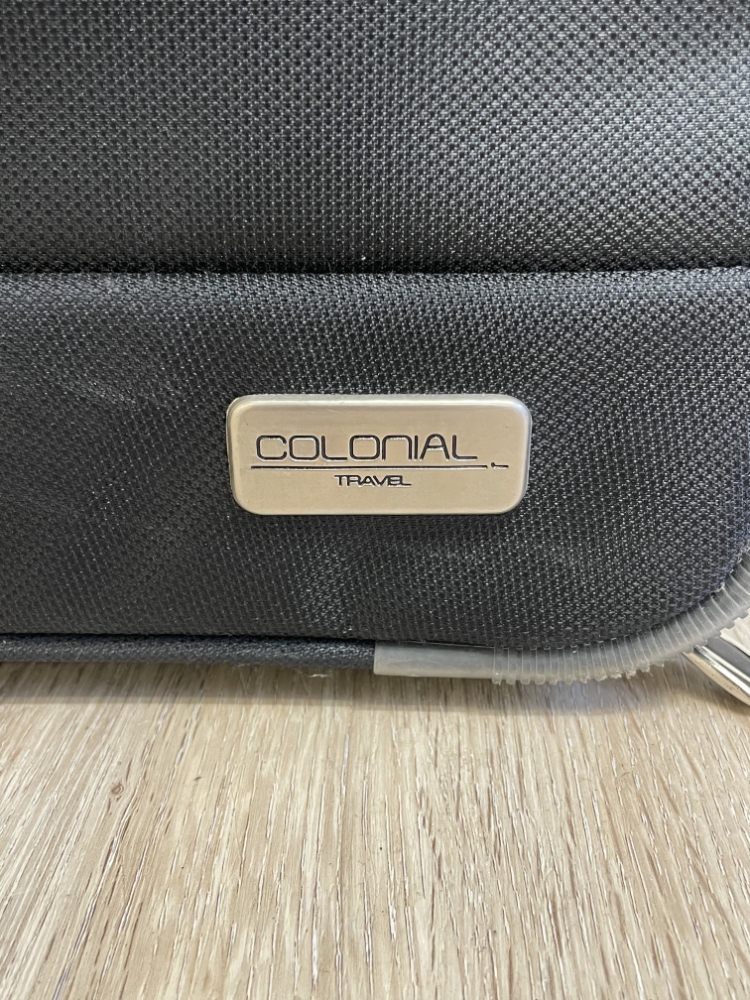 Reise Koffer Trolley "Colonial Travel" Stoffkoffer mit Rollen – Bild 6