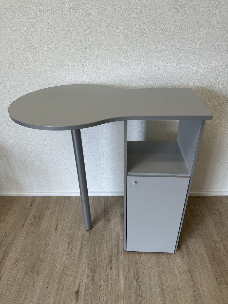 Bartisch-Set mit Stauraum und zwei Barhockern – Bild 3