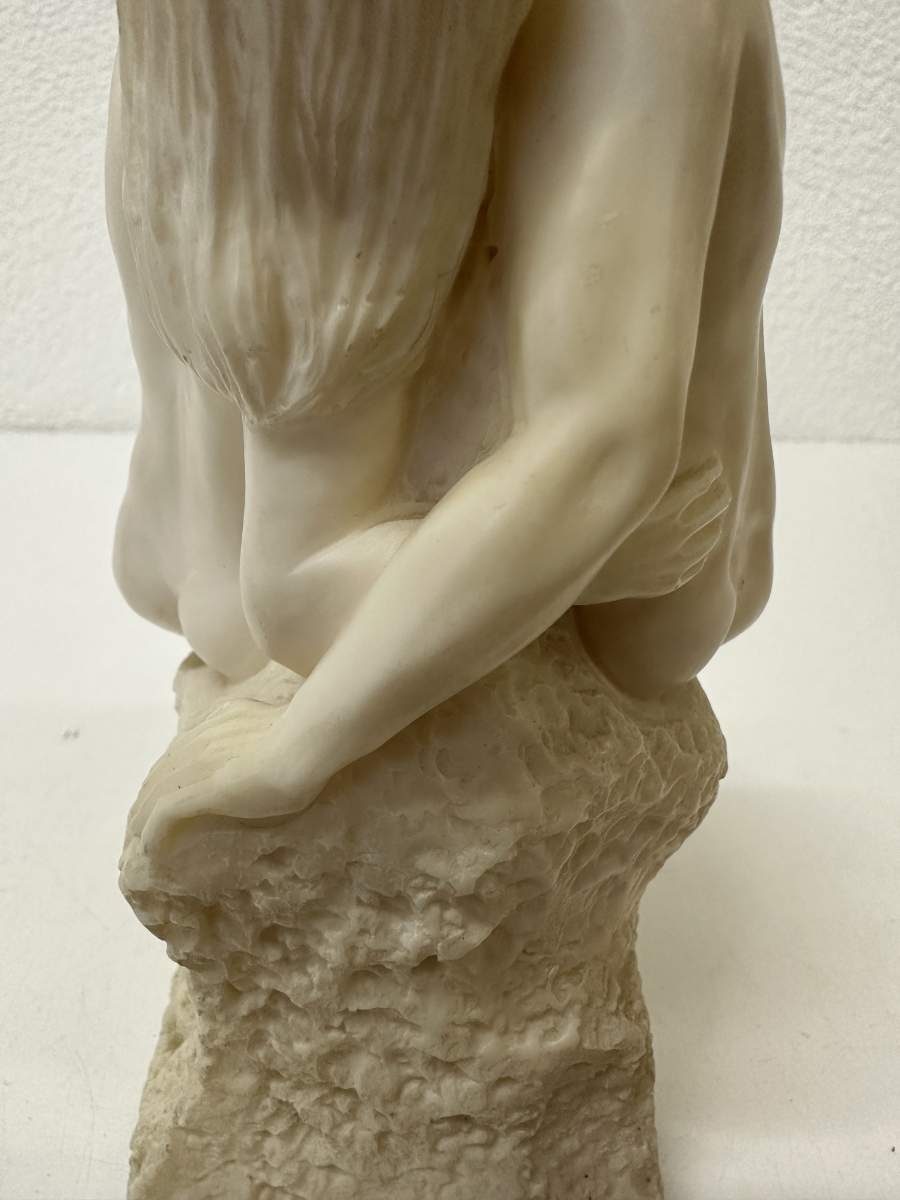 Vintage Skulptur "Le Baiser" nach Auguste Rodin, dekorative Nachbildung – Bild 6