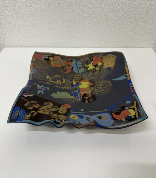 Vintage Design Keramikschale Rosenthal studio-linie "Le Midi", Entwurf Gilbert Portanier, ca. 1980er Jahre