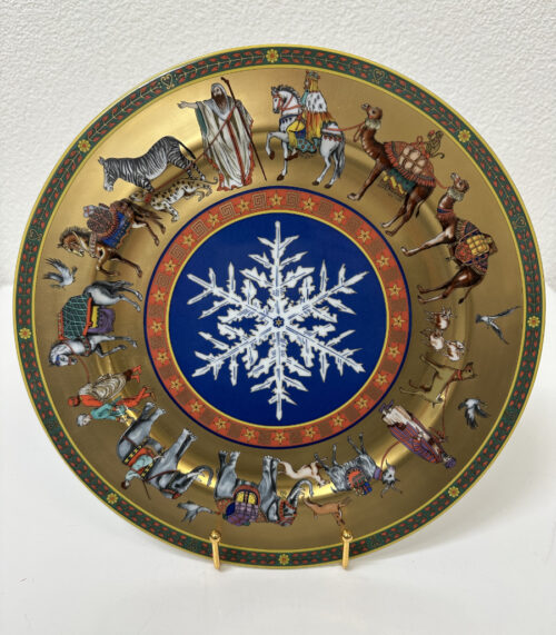 Limitierter Sammlerteller Rosenthal × Versace "Cortège de Noël" Weihnachtsedition 1998