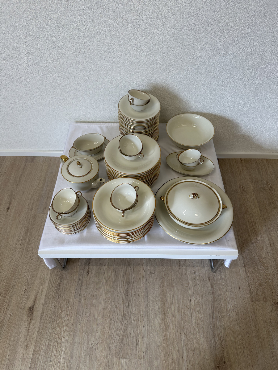 Vintage Hutschenreuther Hohenberg Porzellan Service "Margarete" (Germany US Zone)