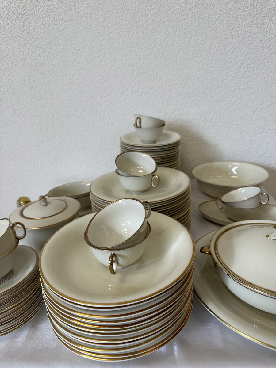 Vintage Hutschenreuther Hohenberg Porzellan Service "Margarete" (Germany US Zone) – Bild 2