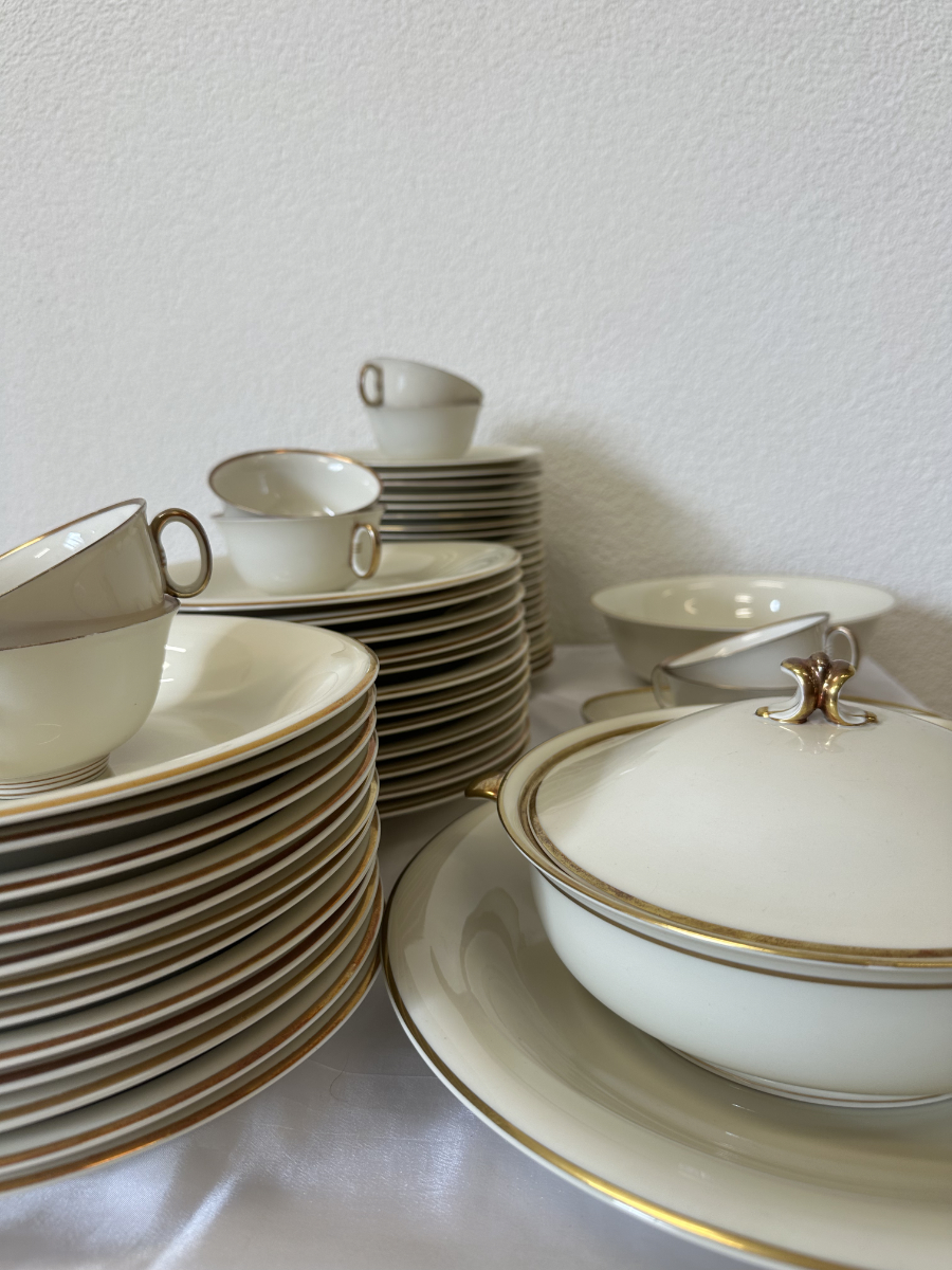 Vintage Hutschenreuther Hohenberg Porzellan Service "Margarete" (Germany US Zone) – Bild 3