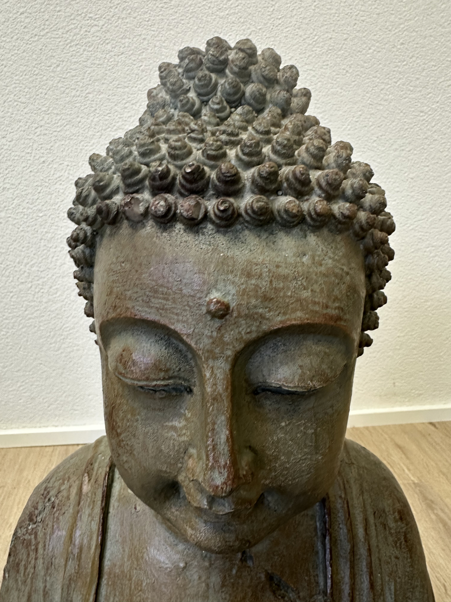 Buddha Zimmerbrunnen mit Lotusblüte und Beleuchtung, Höhe 84 cm – Bild 7