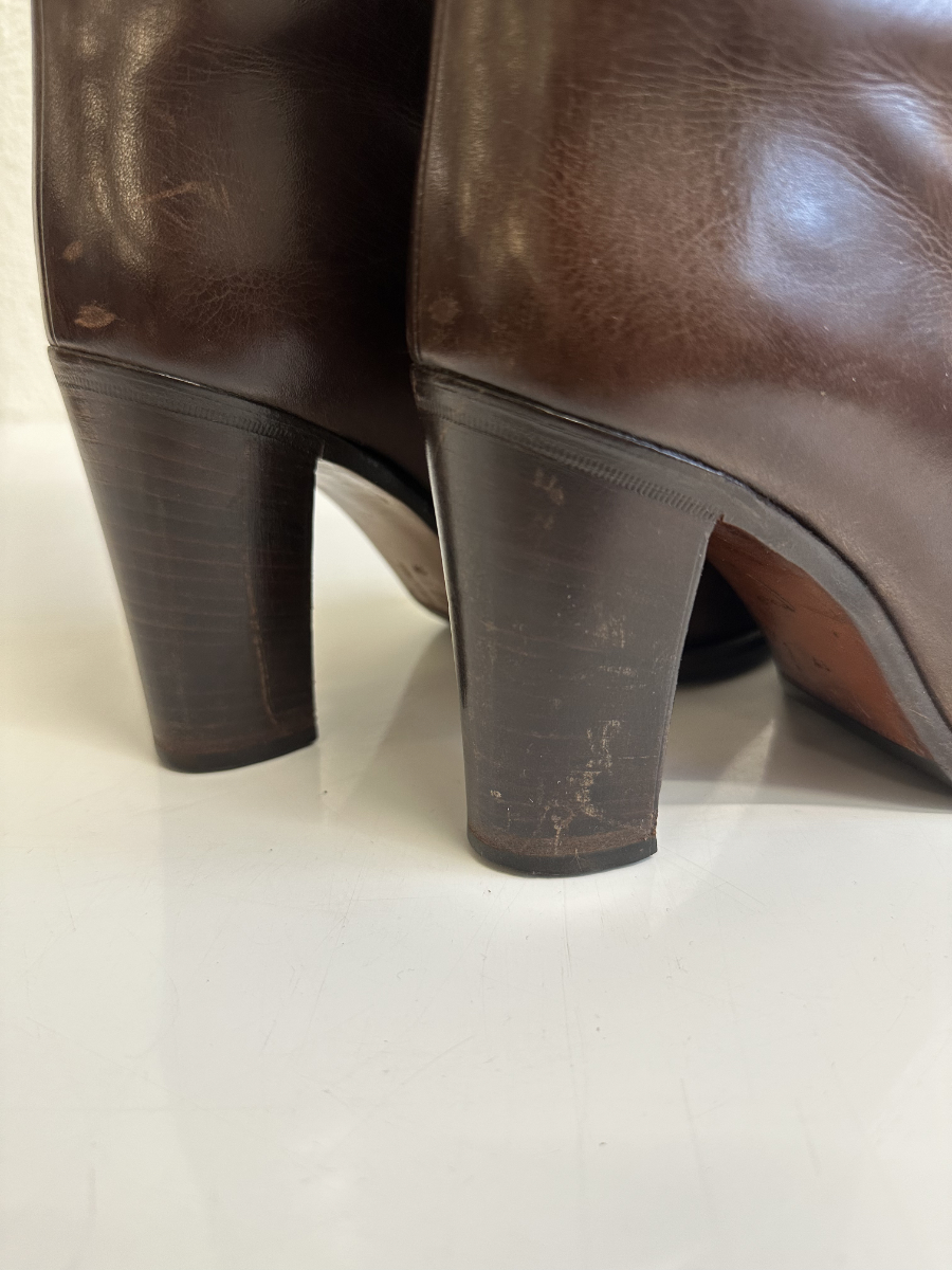 Vintage italienische Damen Lederstiefel von Bruno Magli, Gr. 37, ca. 1980er bis frühe 1990er Jahre – Bild 5
