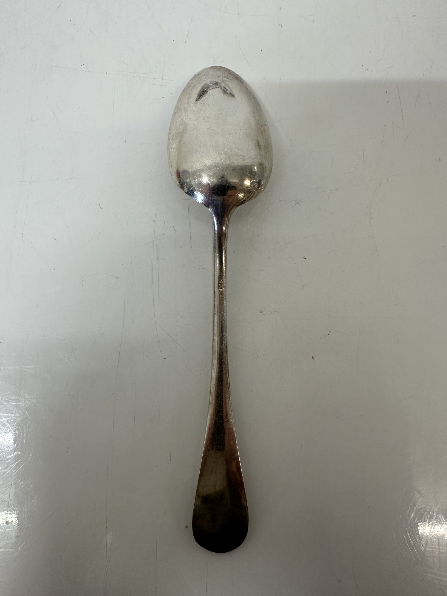 Vintage Kaffeelöffel Set in Biedermeier inspirierter Tafelform, versilbert – Bild 4