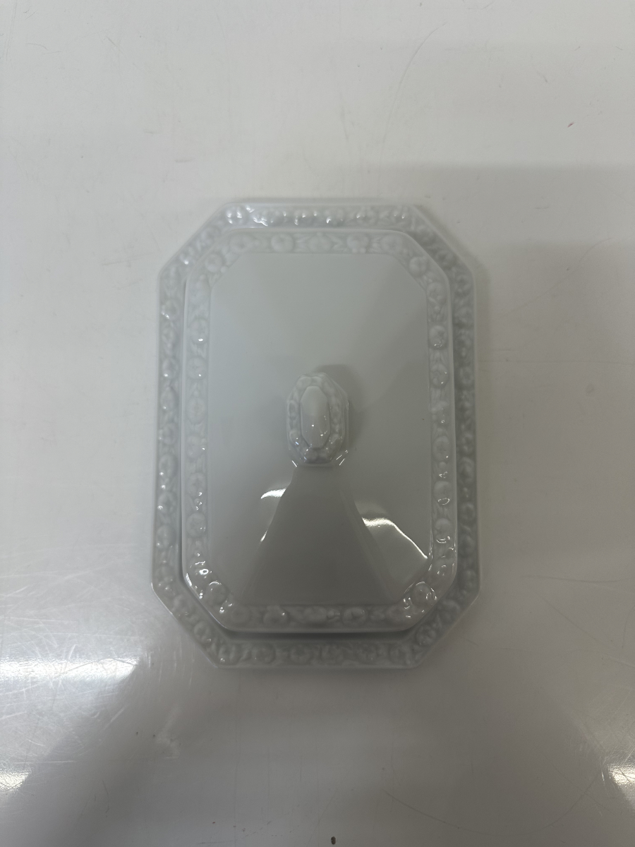 Vintage Butterdose aus Porzellan von Rosenthal, ca. Mitte 20. Jahrhundert – Bild 4