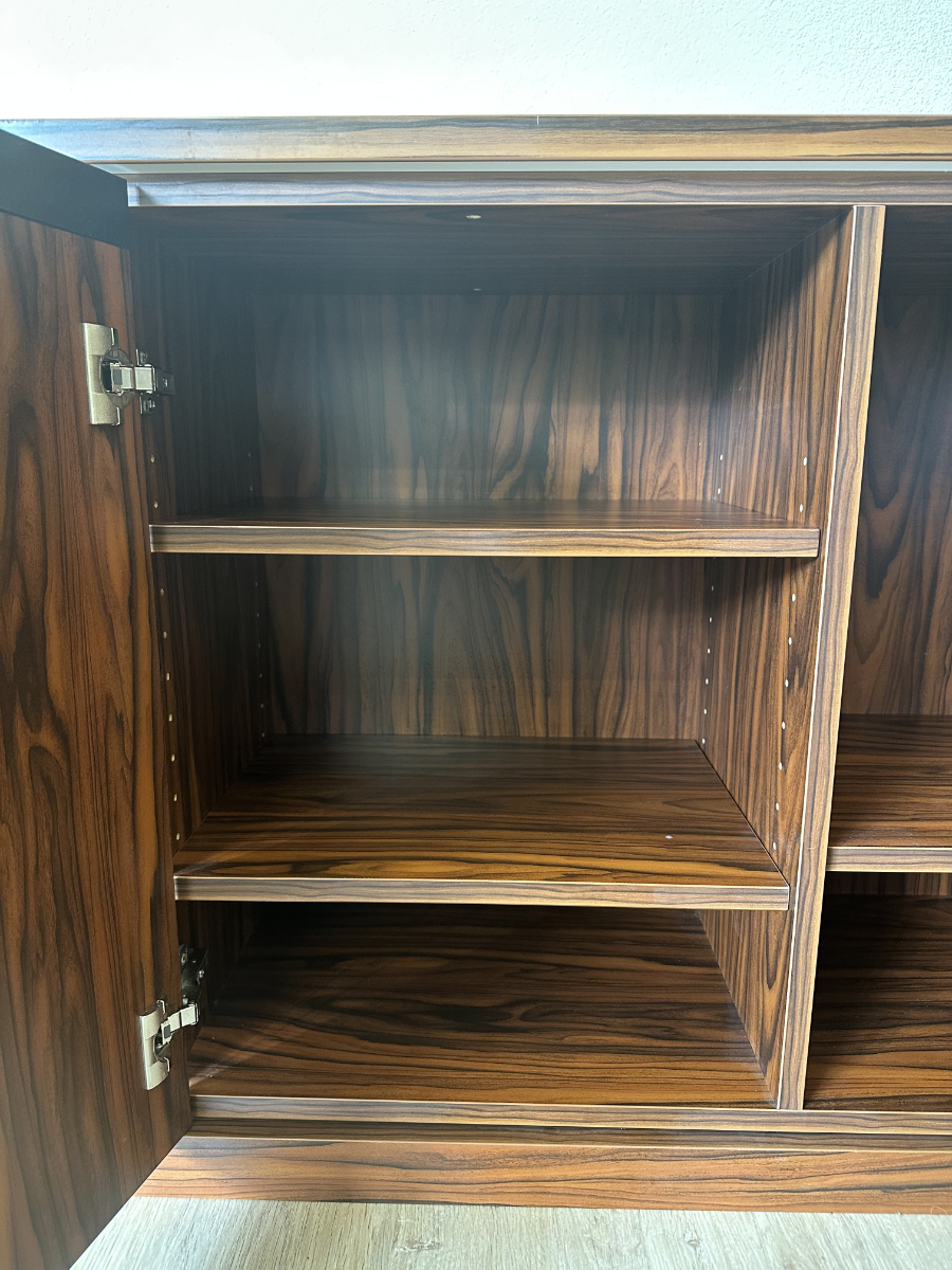 Design Sideboard in Palisanderoptik mit viel Stauraum, um 1990 – Bild 10