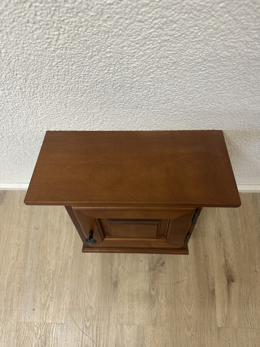 Vintage Schlüsselkästchen mit 6 Schlüsselhacken aus Holz mit Magnetverschluss – Bild 4