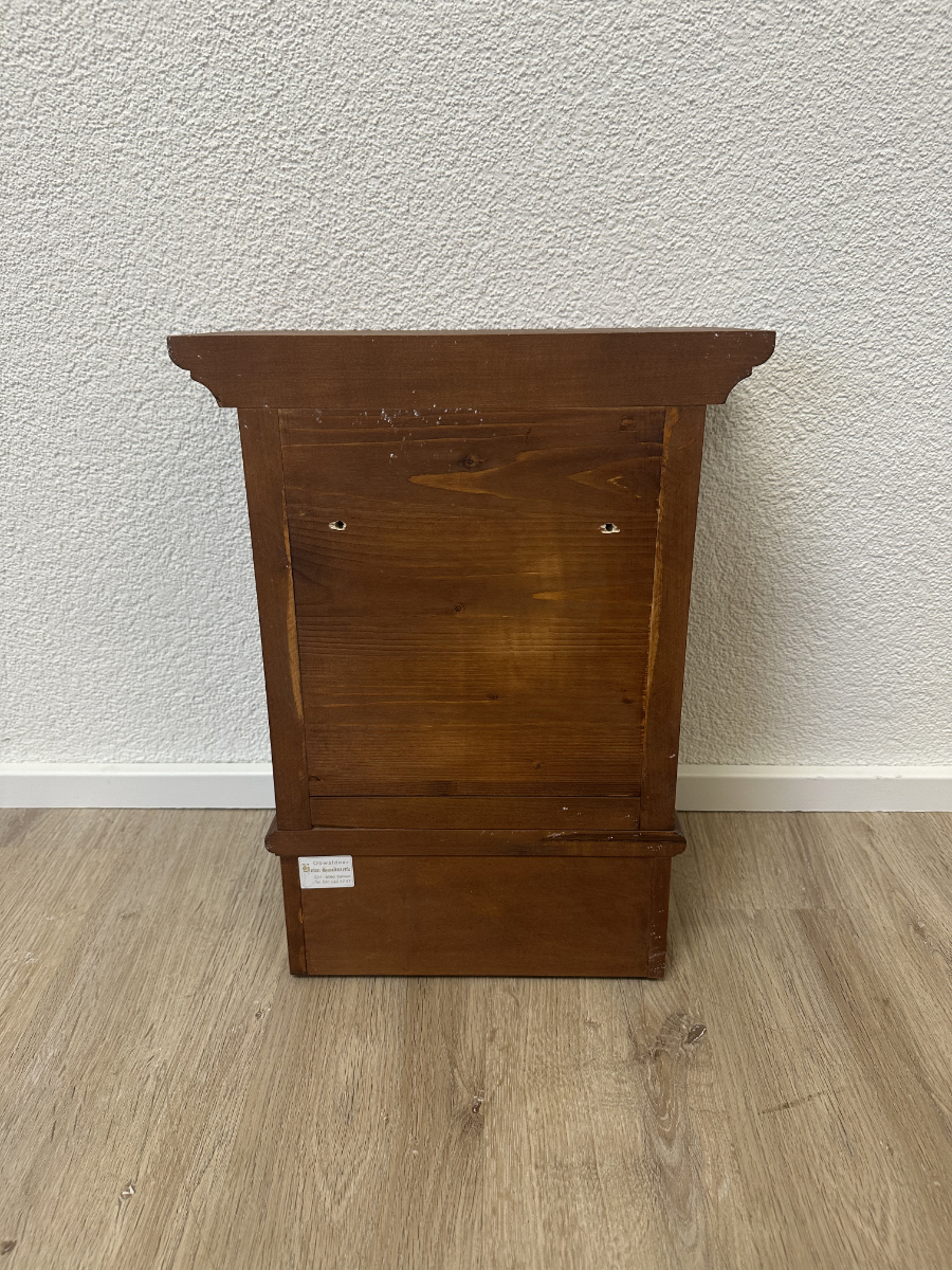 Vintage Schlüsselkästchen mit 6 Schlüsselhacken aus Holz mit Magnetverschluss – Bild 6