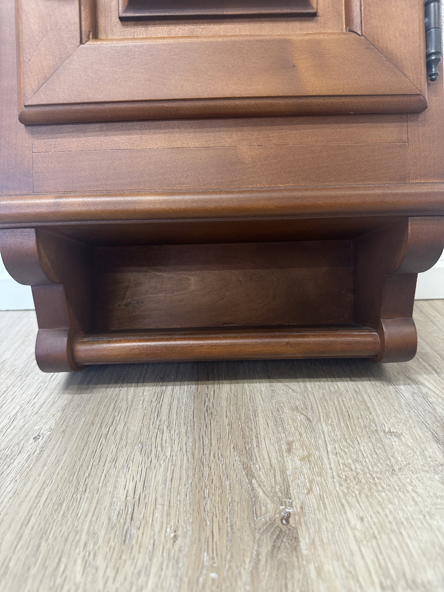 Vintage Schlüsselkästchen mit 6 Schlüsselhacken aus Holz mit Magnetverschluss – Bild 9