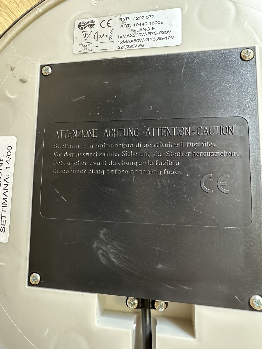 Vintage Metall Deckenfluter mit satiniertem Glasschirm und Lesearm – Bild 9