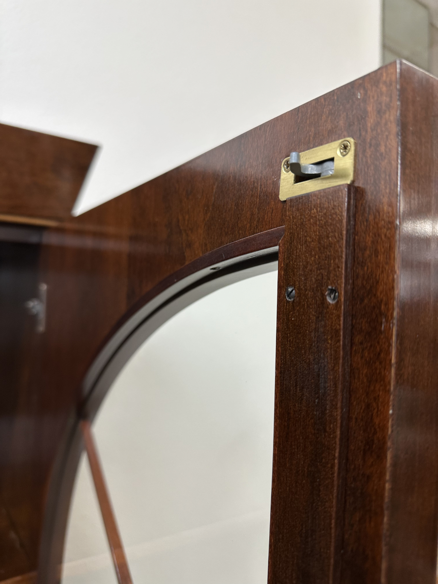 Vintage Postmodern Vitrinenschrank Hans Hopfer für WK aus Kirschholz, Deutschland um 1980 – Bild 7