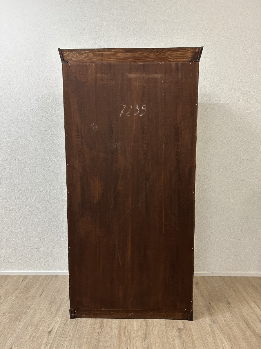 Vintage Postmodern Vitrinenschrank Hans Hopfer für WK aus Kirschholz, Deutschland um 1980 – Bild 10