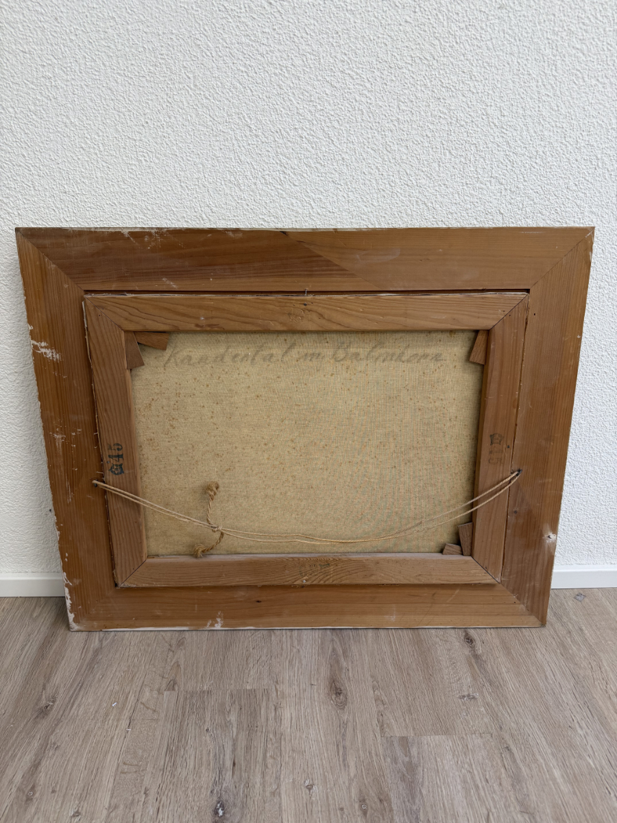 Vintage Alpen Gemälde Kandertal am Balmhorn von J. Ernst – Bild 11