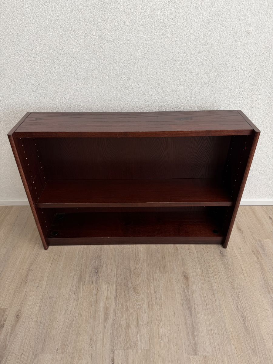 Vintage Mid Century Regal mit Mahagoni Furnier